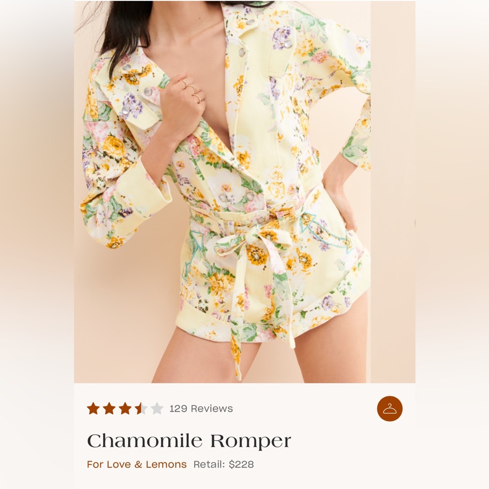 For Love & Lemons Chamomile Romper